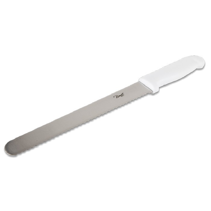Cuchillo con dientes de sierra para cortar el pan de acero inox 1.35 euros